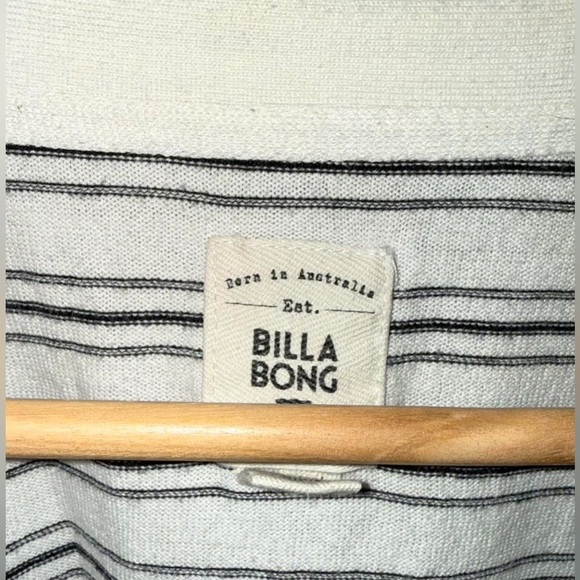 Billabong Black and White Striped Cardigan - Picture 4 of 4